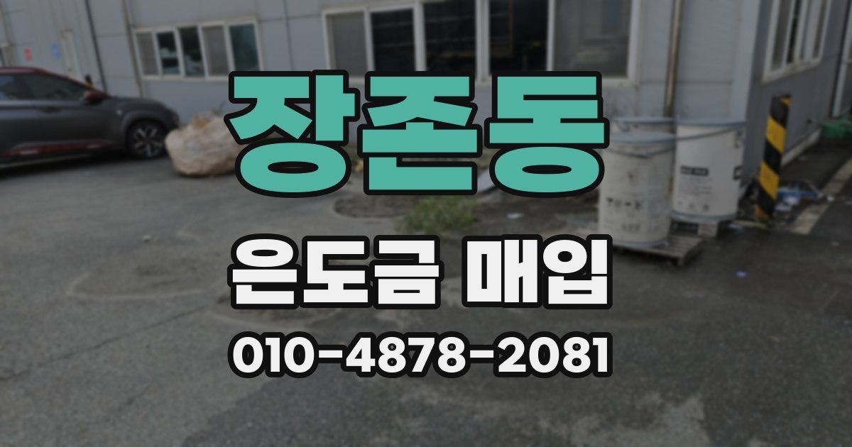 장존동 은도금 매입