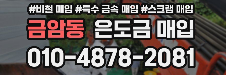 금암동 은도금 매입