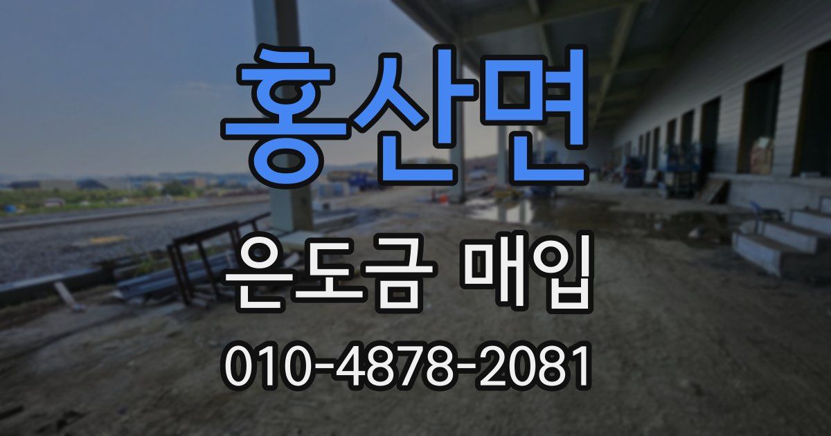 홍산면 은도금 매입