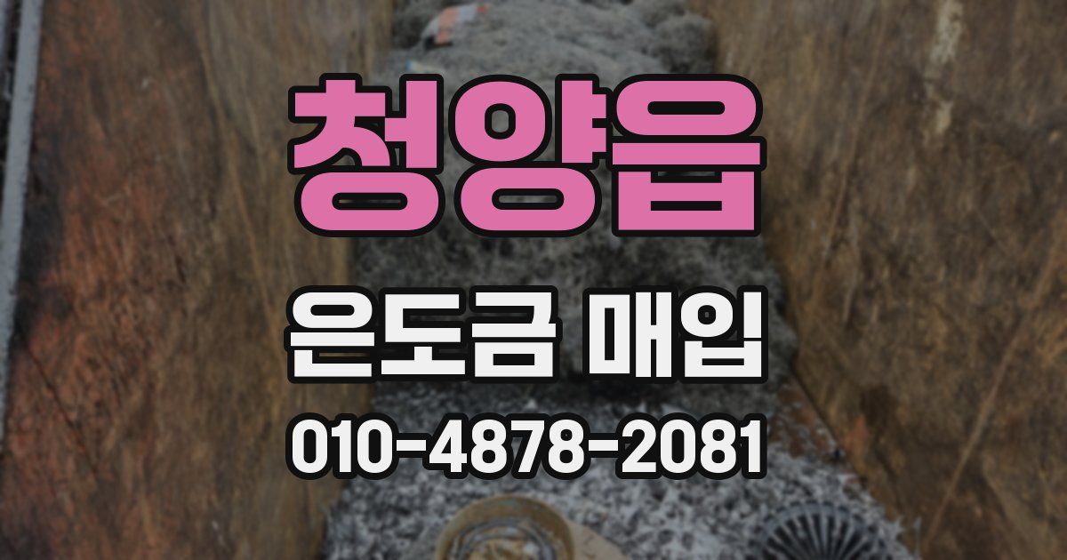 청양읍 은도금 매입
