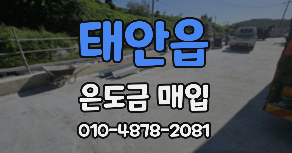 태안읍 은도금 매입