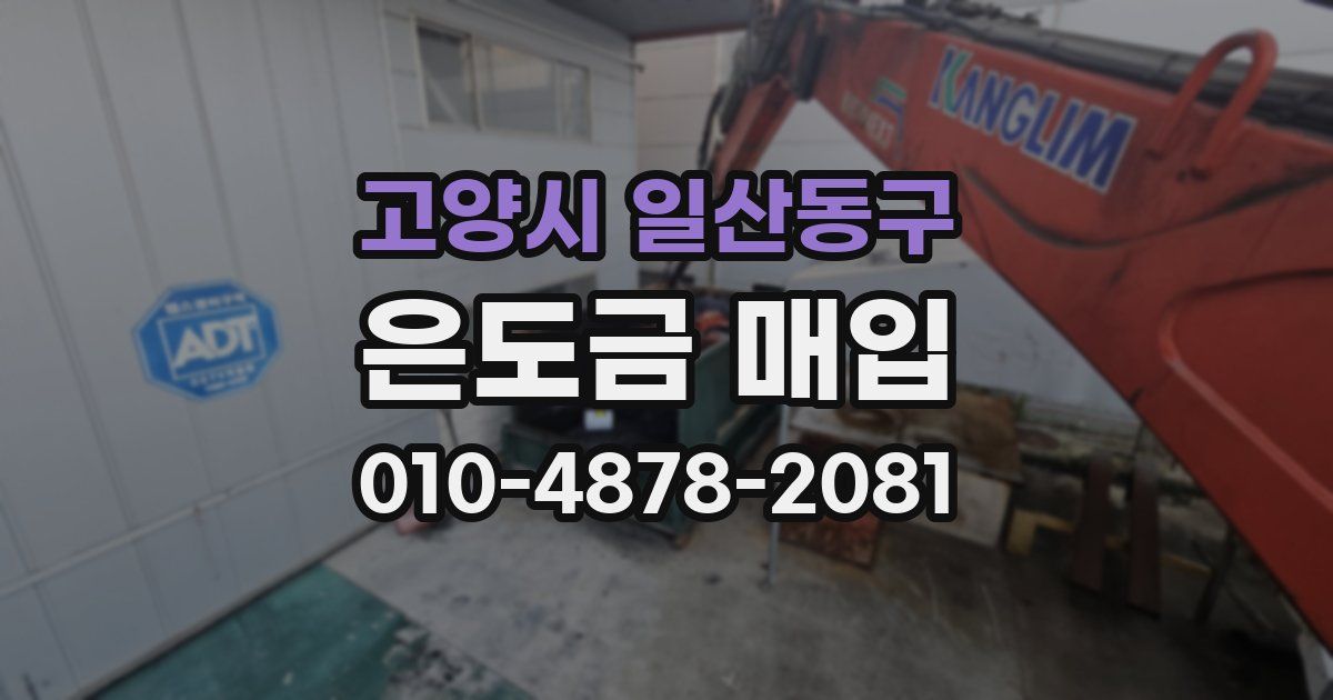 고양시 일산동구 은도금 매입