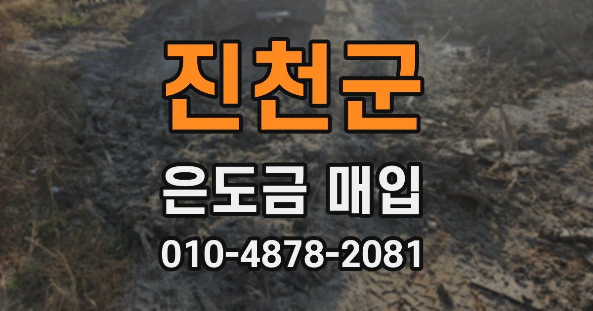 진천군 은도금 매입