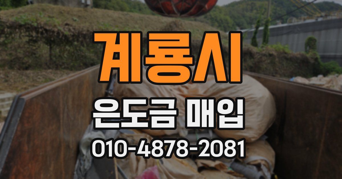 계룡시 은도금 매입