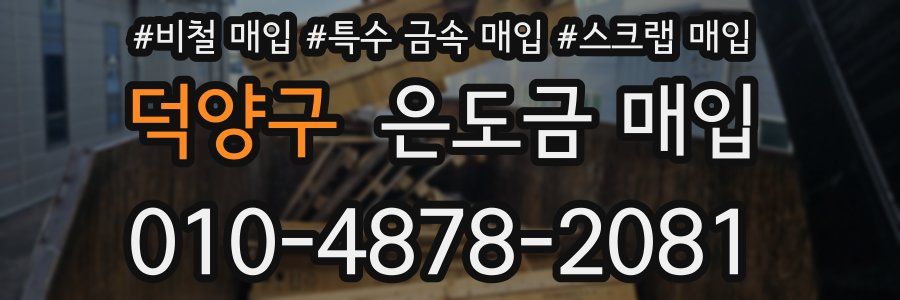 덕양구 은도금 매입