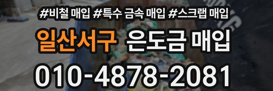 일산서구 은도금 매입