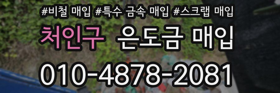 처인구 은도금 매입