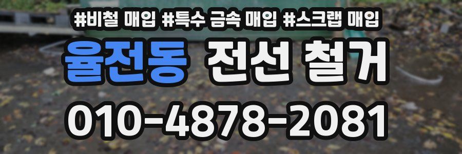 율전동 전선 철거