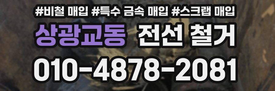 상광교동 전선 철거