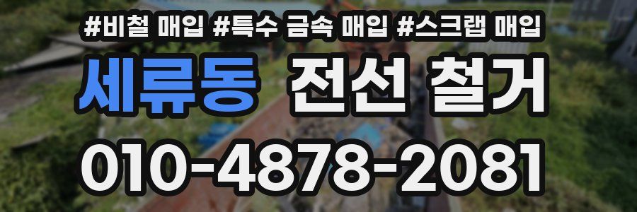세류동 전선 철거