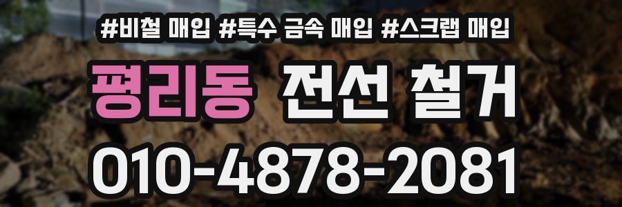 평리동 전선 철거