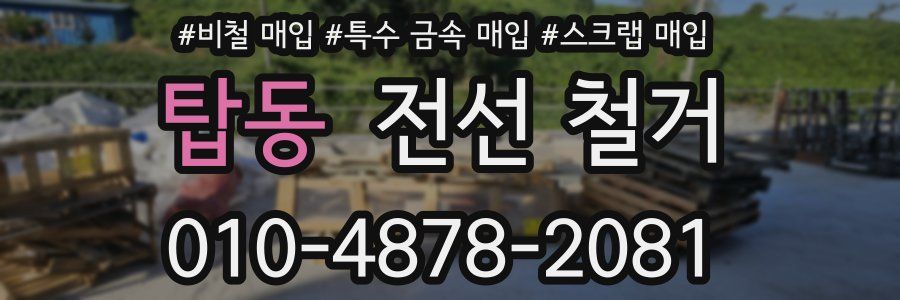 탑동 전선 철거