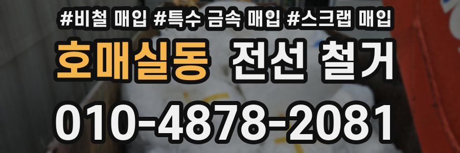 호매실동 전선 철거