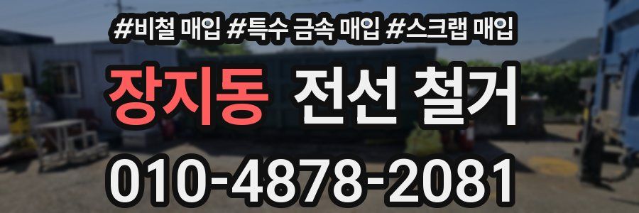 장지동 전선 철거