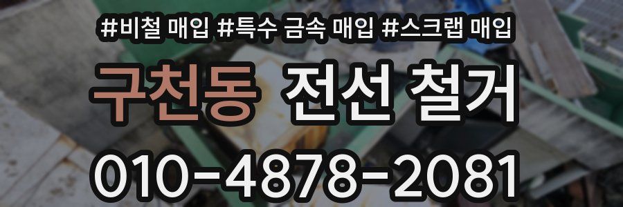 구천동 전선 철거