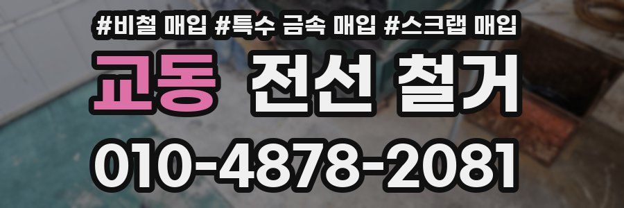 교동 전선 철거
