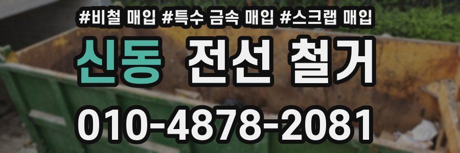 신동 전선 철거