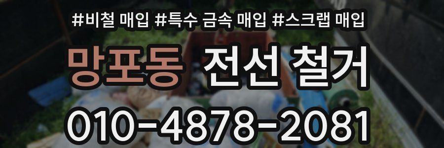 망포동 전선 철거