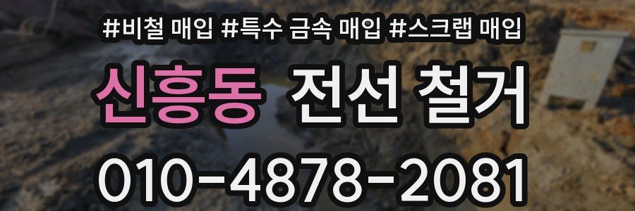 신흥동 전선 철거