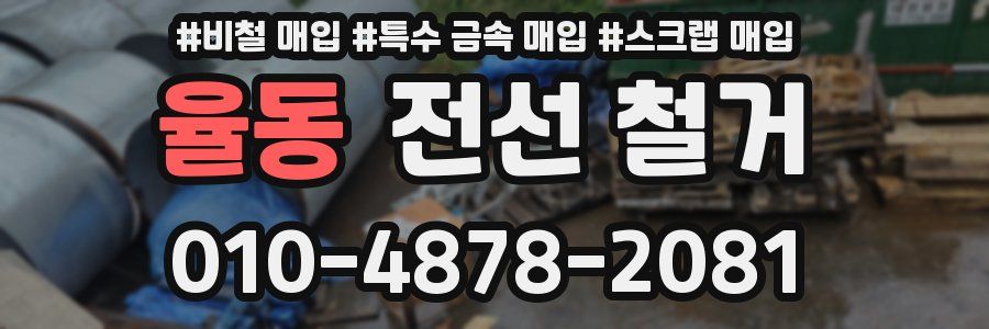 율동 전선 철거