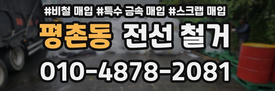 평촌동 전선 철거