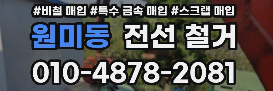 원미동 전선 철거
