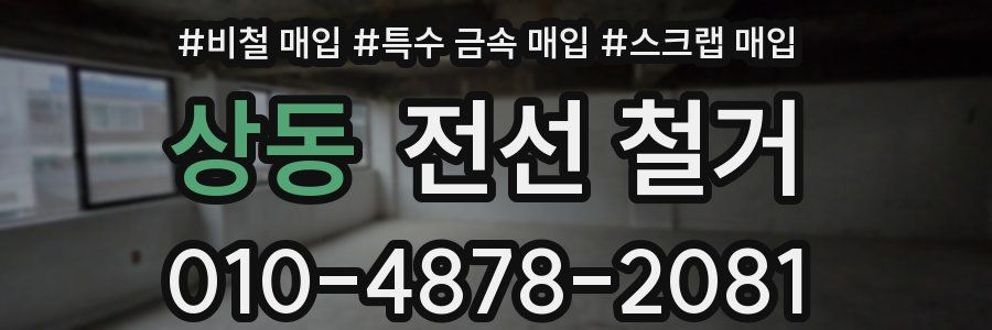 상동 전선 철거