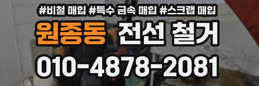 원종동 전선 철거