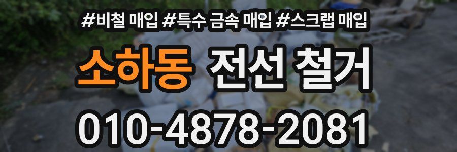 소하동 전선 철거