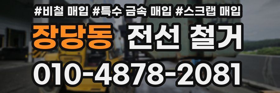 장당동 전선 철거