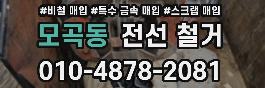 모곡동 전선 철거