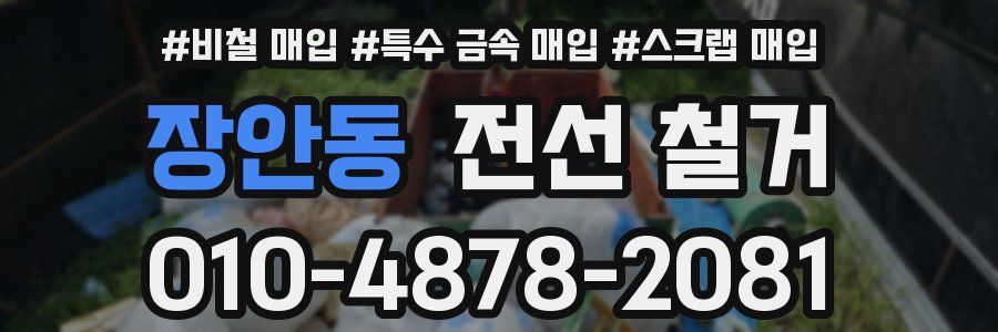 장안동 전선 철거