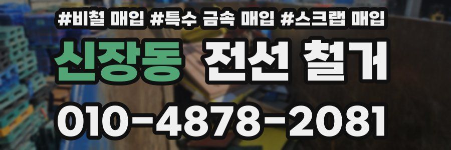 신장동 전선 철거