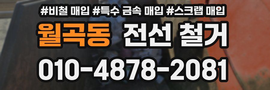 월곡동 전선 철거
