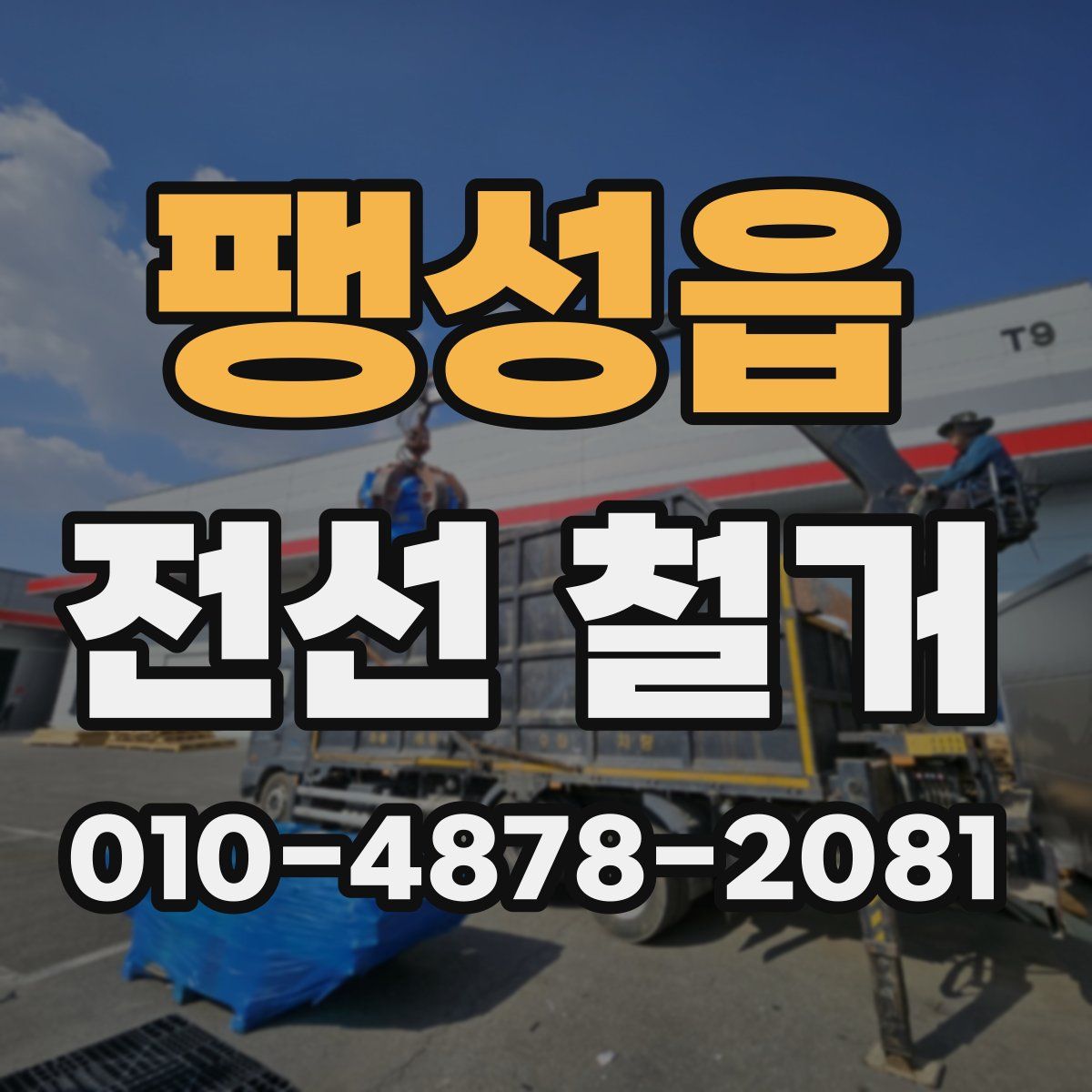 팽성읍 전선 철거