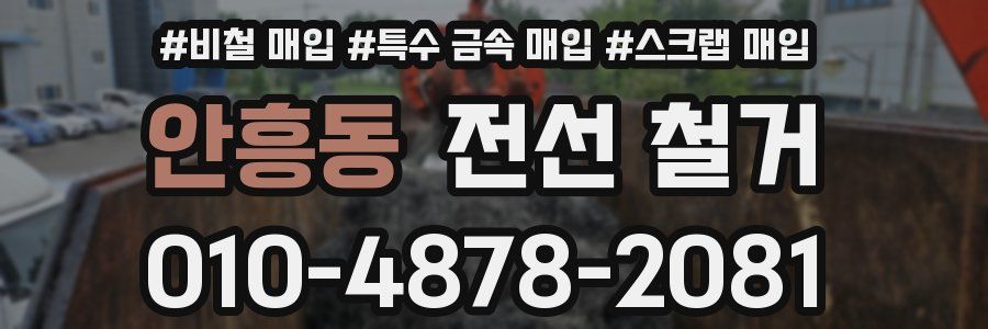 안흥동 전선 철거