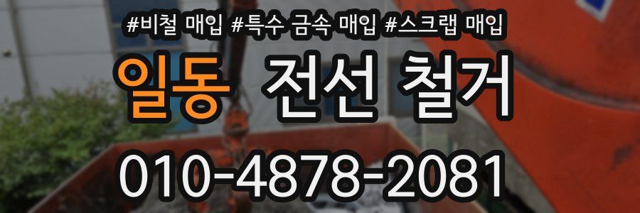 일동 전선 철거