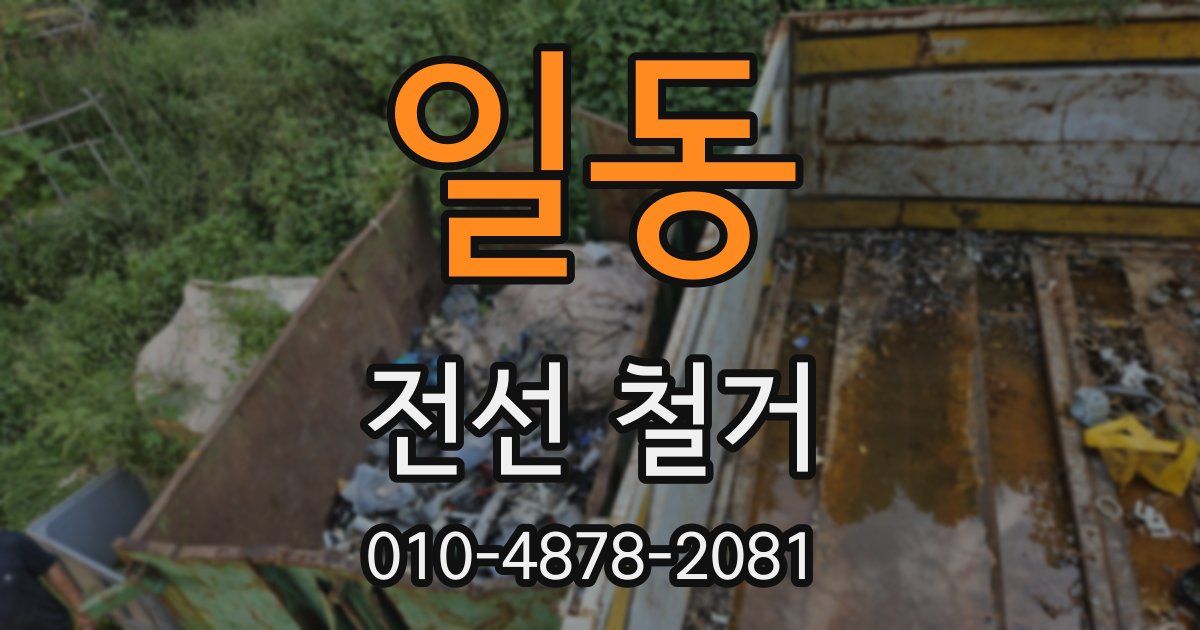 일동 전선 철거