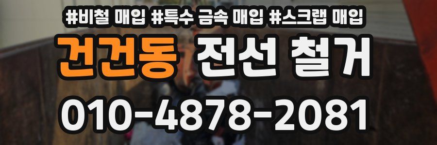 건건동 전선 철거