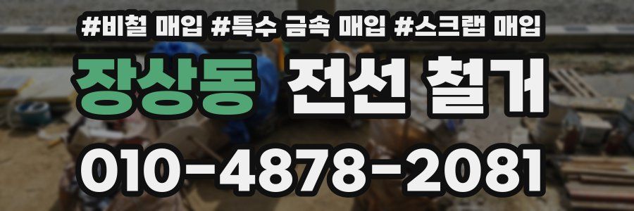 장상동 전선 철거