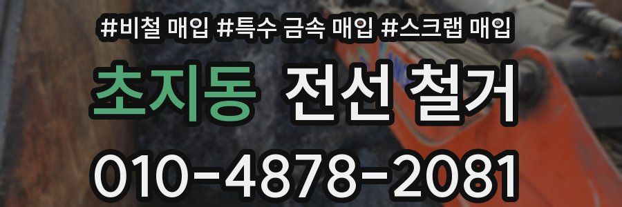 초지동 전선 철거
