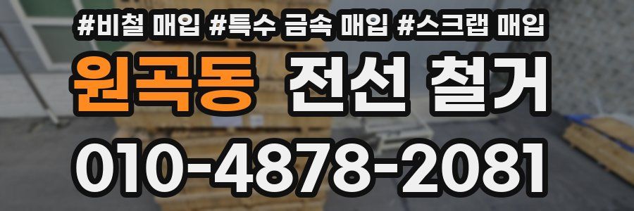 원곡동 전선 철거