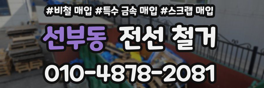 선부동 전선 철거