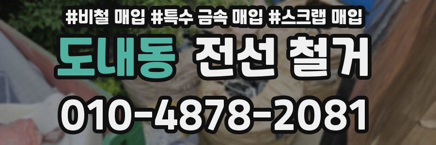 도내동 전선 철거