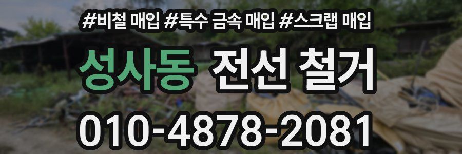 성사동 전선 철거
