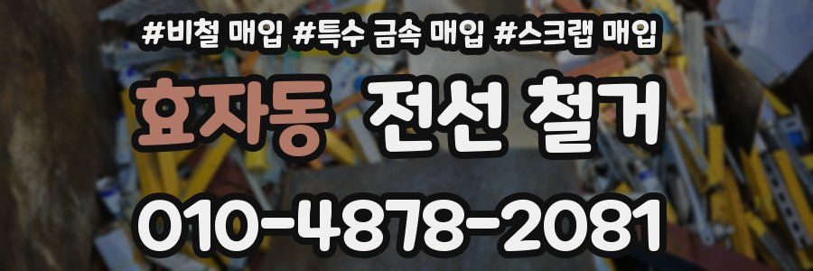 효자동 전선 철거