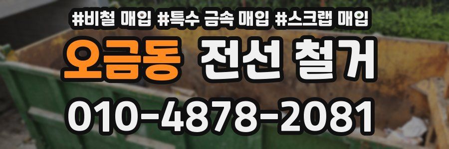 오금동 전선 철거