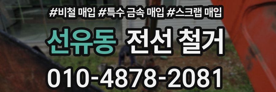 선유동 전선 철거