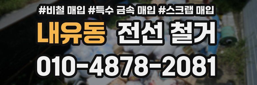 내유동 전선 철거