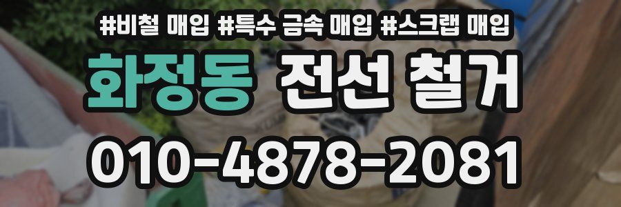 화정동 전선 철거